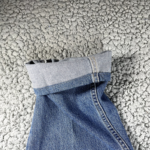 Vintage Levis 550 Jeans Men 33x31 (36"x30") Blue Denim Faded Cross Distressing - Picture 8 of 11